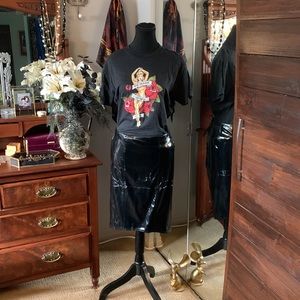 Femme Fatale Corset Laced Pencil Skirt